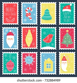 Set of banners for Christmas design. Vector illustration.