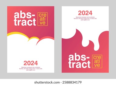 Set of banners, covers, flyers, posters, annual report and more for your social media and design template. Nature design illustration. Simple and creative abstract design