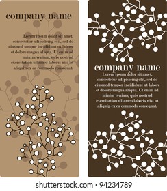 set of banners design