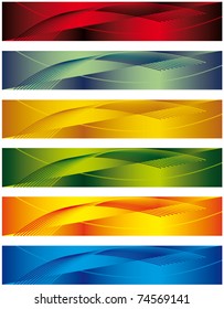 A set of banners for the design. Vector illustration