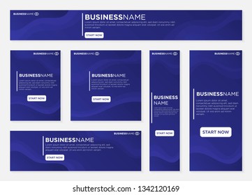 set of banners pack design with modern concept, promotion marketing ads template design vector eps.10