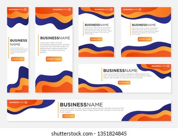 set of banners pack design with modern concept, promotion marketing ads template design vector eps.10
