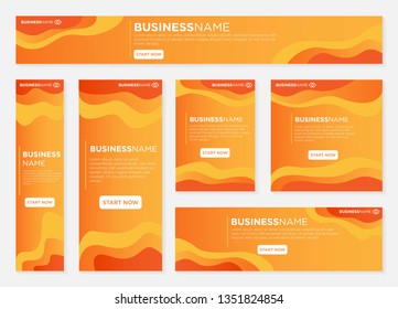 set of banners pack design with modern concept, promotion marketing ads template design vector eps.10