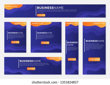 set of banners pack design with modern concept, promotion marketing ads template design vector eps.10