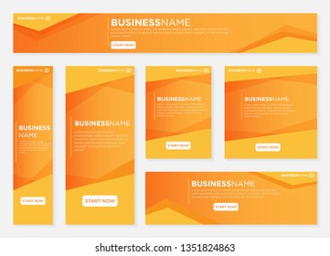 set of banners pack design with modern and minimalist concept, editable and printable set, promotion marketing ads template design vector eps.10