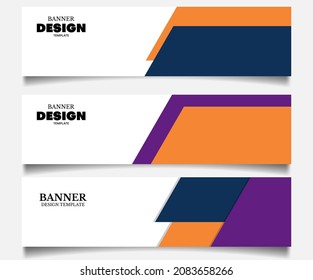un conjunto de banners con tres opciones de diseño