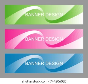 Set of banners. Vector abstract background. Creative geometric pattern.