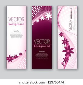 Set of Banners. Vector Illustration.
