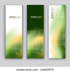 Set of Banners. Vector Illustration. Eps10 Format.