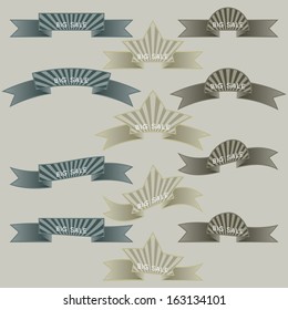 A set of banners for your design. Vector