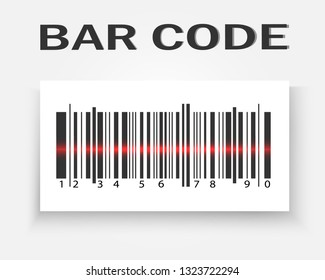 
A set of bar codes. Bar code product.