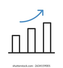 set of an Bar Graph Chart Icon