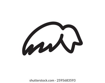 Set of an Barbershop Hair Line Icon