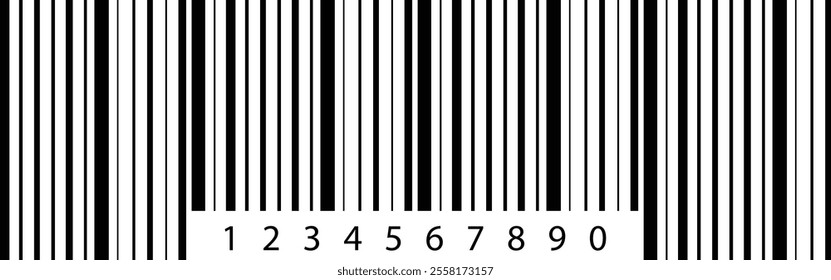 Set of barcode vector icon. Trendy bar code for web icon. Abstract barcode vector icon illustration. Bar code on white background