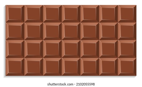 Set of bars and pieces with different chocolates Free Vector