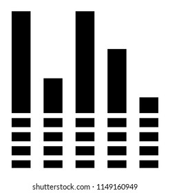 
Set of bars which are showing volume
