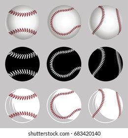 Set of Baseballs