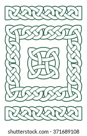 The set of basic elements of Celtic ornament