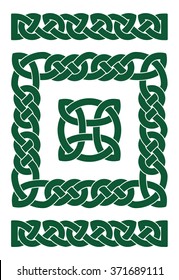 The set of basic elements of Celtic ornament