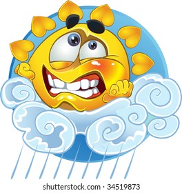 set of batch bad weather rain and boredom