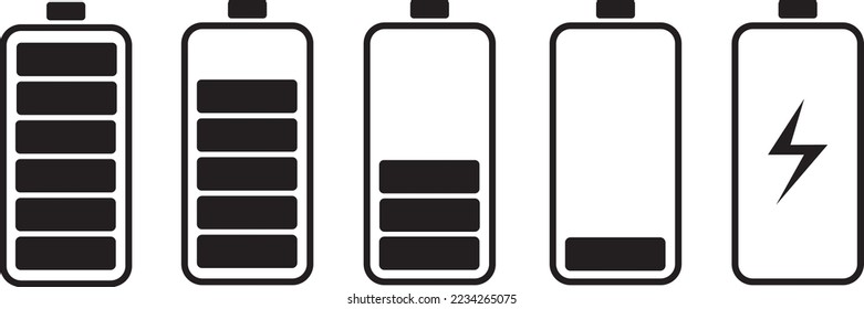 set of battey charging, power
