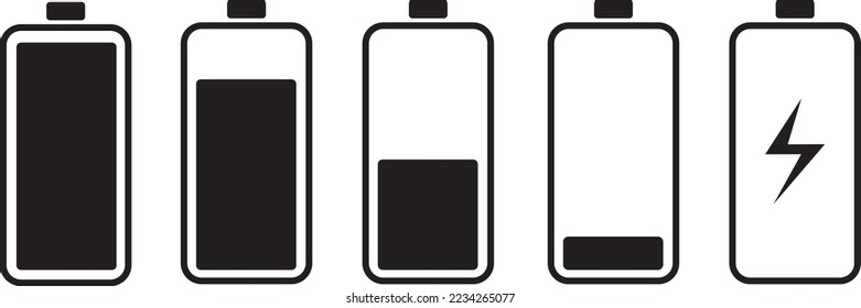 set of battey charging, power