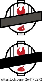 a set of BBQ icons