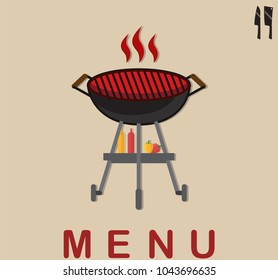 Set q Party Barbecue Elementsvector Barbecue Stock Vector Royalty Free