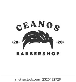 conjunto de la cabeza del hombre barbudo aislada sobre fondo blanco. Imágenes para logotipo, etiqueta, emblema. Ilustración vectorial. barbería