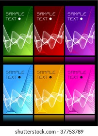 Set of beautiful backgrounds