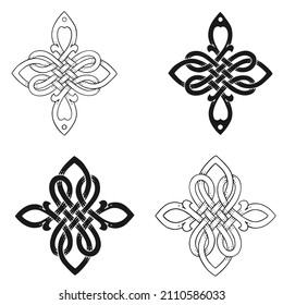 A set of beautiful Celtic patterns.