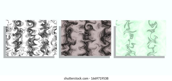 Set of beautiful designer marble backgrounds. Marble vector background. Suitable for all types of advertising media. 