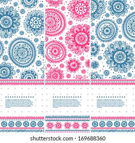 Set of Beautiful floral banners 