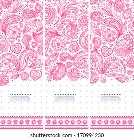 Set of Beautiful floral banners 
