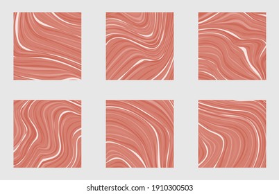 Set beautiful liquid marble, great design for any purposes. Artistic backdrop. Luxury cover design template. Watercolor brush texture.