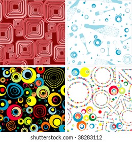 Set beautiful SEAMLESS wallpaper.