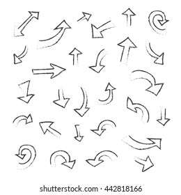 set of beautiful simple arrows for design
