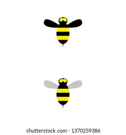 a set of bee icons