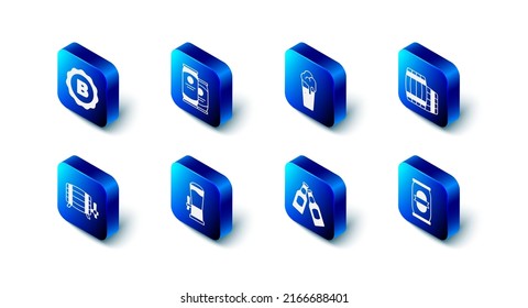 Set Beer can, Glass of beer, Wooden barrel, bottle, tap,  and Bottle cap with icon. Vector