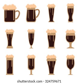 A SET OF BEER GLASS