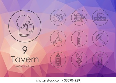 Set of beer icons