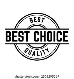 Set of best choice stamp, label, or logo. Vector illustration for web design