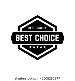Set of best choice stamp, label, or logo. Vector illustration for web design