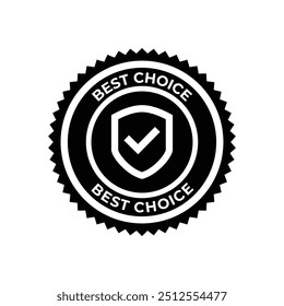 Set of best choice stamp, label, or logo. Vector illustration for web design