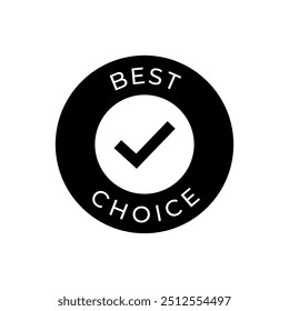 Set of best choice stamp, label, or logo. Vector illustration for web design