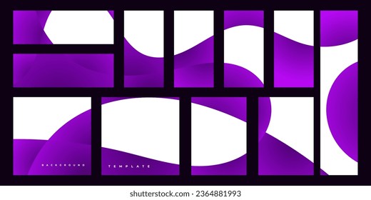 Beste violette Farbverlauf-Hintergrundvorlage mit Kopienraum