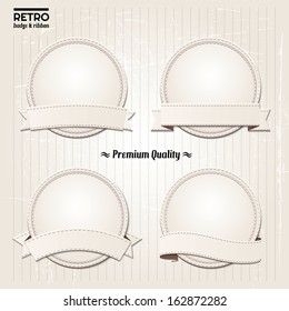 Set of best Quality stamp, sticker, tag, label, badge.