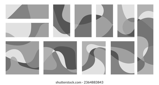 set of best vintage 70s 80s business background template