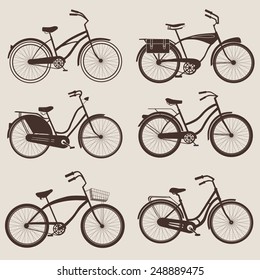 Set of bicycles