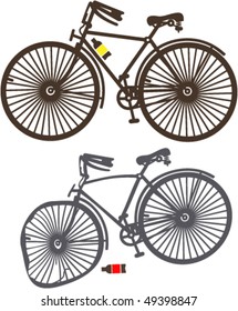 Set of bicycles